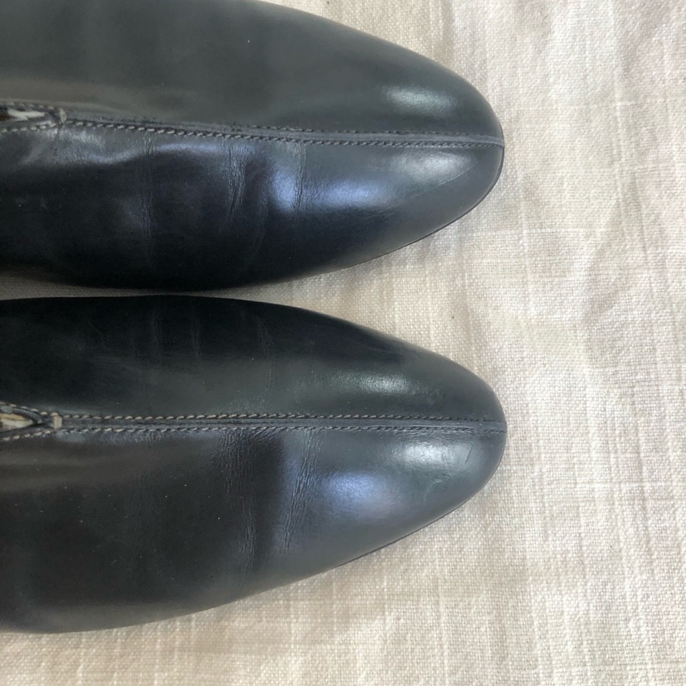 Hermes leather loafers, black, EUC - Picture 16 of 16